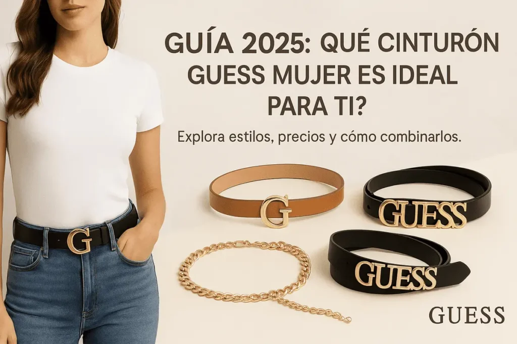 Guía de compra 2025 para cinturón Guess mujer con estilos y precios recomendados para cada tipo de look