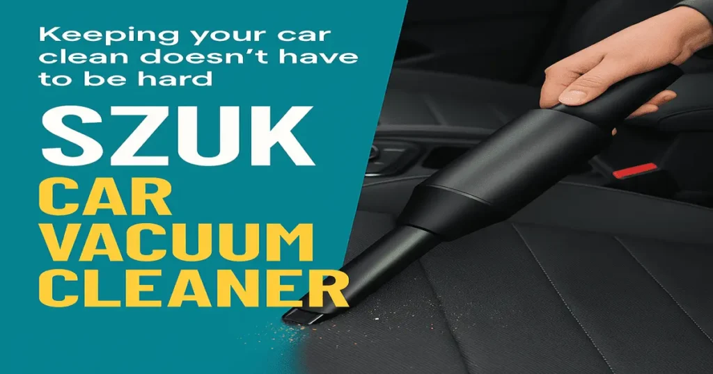 Clean your car and home effortlessly with the SZUK multifunctional vacuum